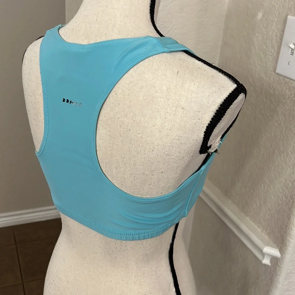 Nike DRI-Fit  turquoise sports bra